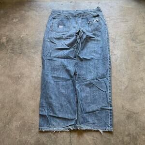 Y2K Super Baggy 10.5in Leg Opening Old Navy Mechanics Jeans